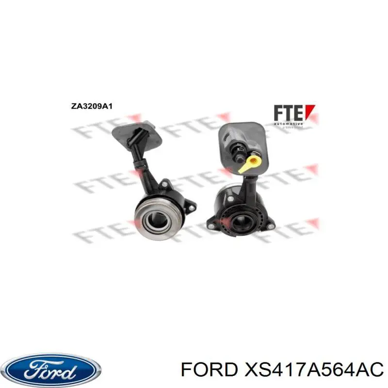Купити XS417A564AC Ford Робочий циліндр зчеплення в зборі з витискним підшипником