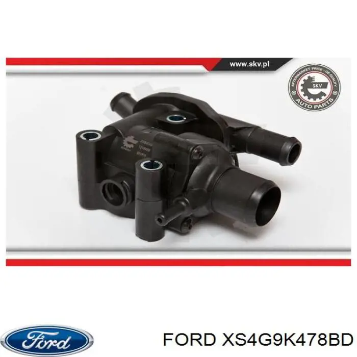 Кожух термостата Ford XS4G9K478BD ціна, від 12.67 USD