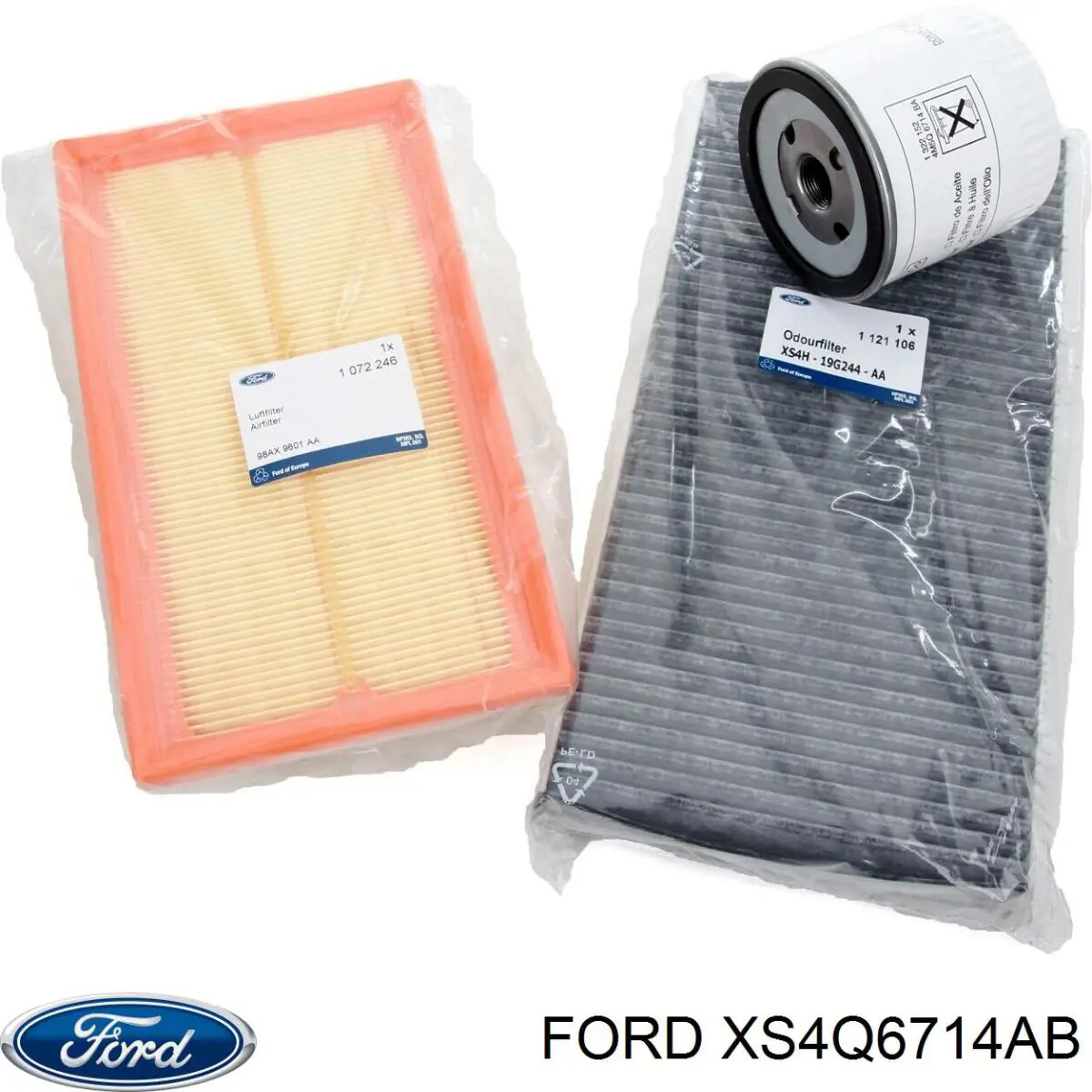 Купити XS4Q6714AB Ford Фільтр очищення масла відцентровий