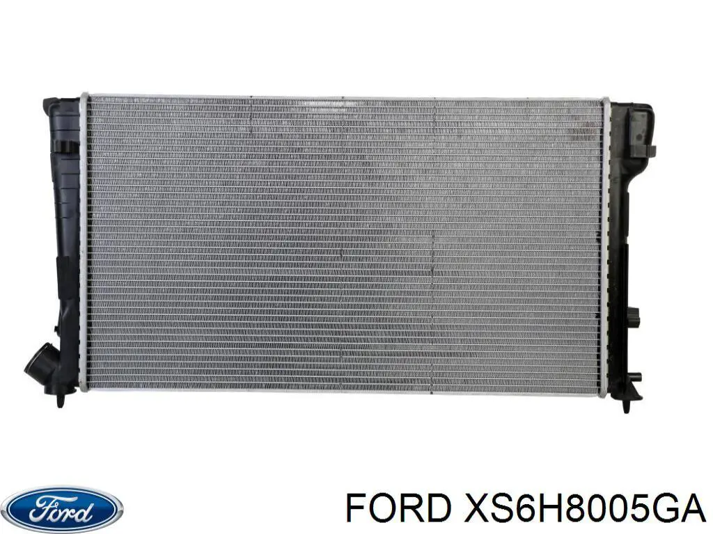 Радіатор XS6H8005GA Ford