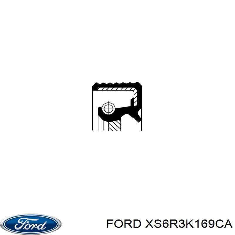 Купити XS6R3K169CA Ford Сальник піввісі переднього моста
