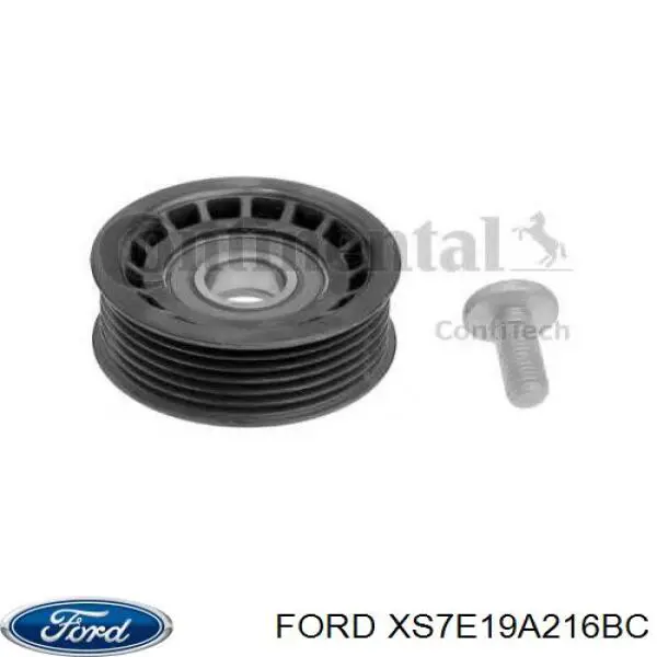 Ролик приводного ременя, паразитний Ford XS7E19A216BC ціна, від 8.75 USD