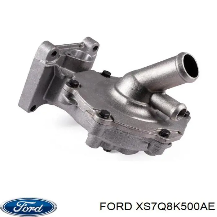 Помпа водяна (насос) охолодження, в зборі з корпусом XS7Q8K500AE Ford
