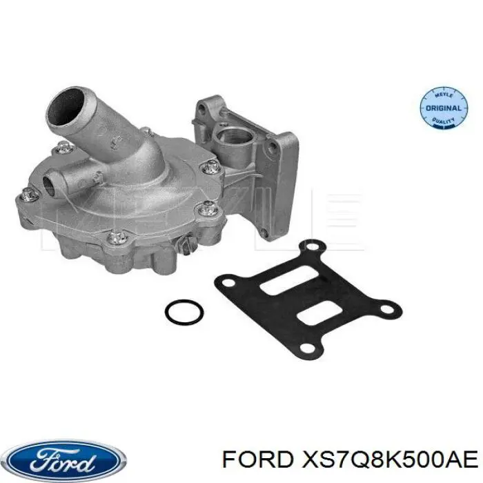 Купити XS7Q8K500AE Ford Помпа водяна (насос) охолодження, в зборі з корпусом