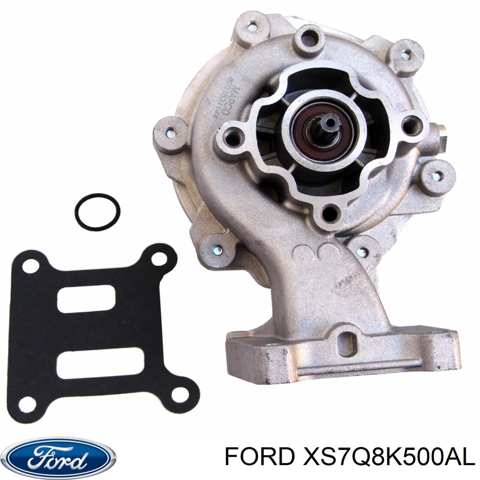 Помпа водяна, (насос) охолодження, в зборі з корпусом Ford XS7Q8K500AL ціна, від 47.04 USD