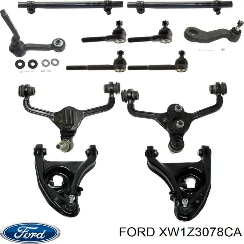 Важіль передньої підвіски нижній, правий XW1Z3078CA Ford
