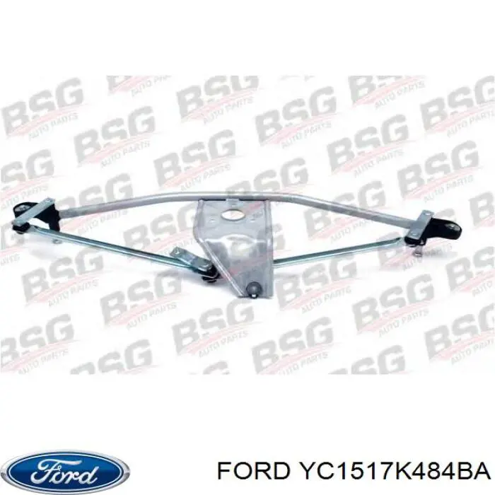 Трапеція щіток лобового скла Ford YC1517K484BA ціна, від 29.64 USD