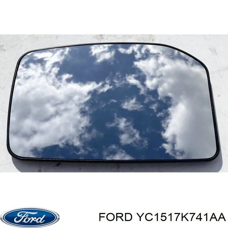 YC1517K741AA Ford дзеркальний елемент дзеркала заднього виду, лівого