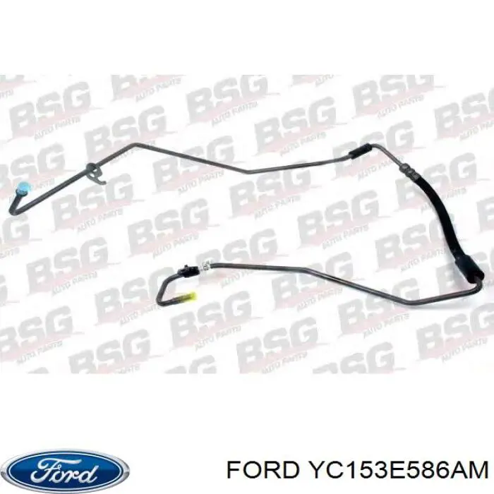 Патрубок високого тиску гідропідсилювача Ford YC153E586AM ціна, від 58.29 USD