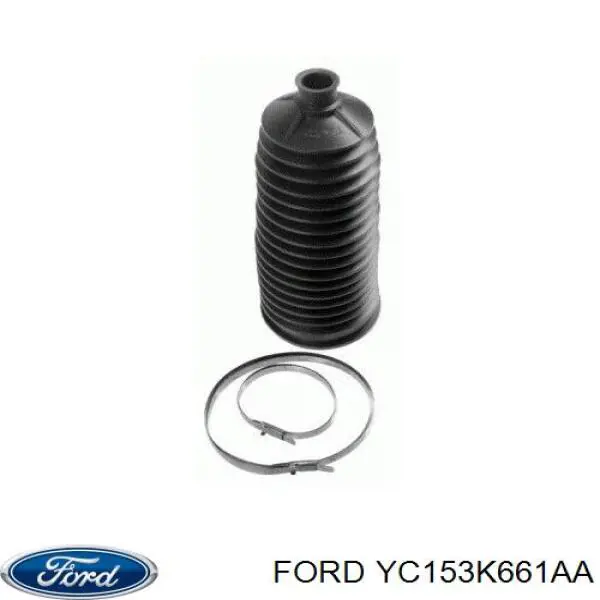 Купити YC153K661AA Ford Пильник рульового механізму/рейки, лівий