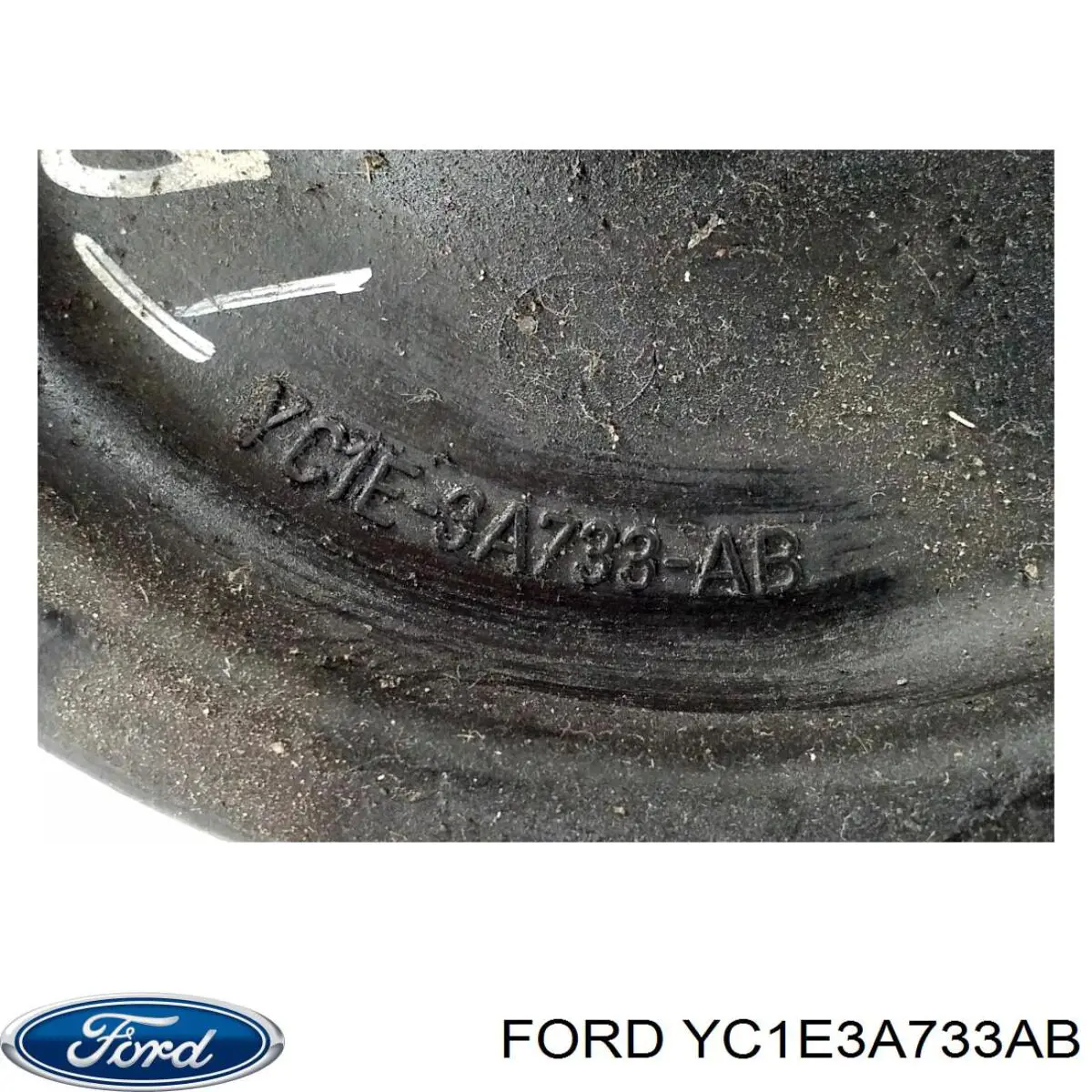 Купити YC1E3A733AB Ford Шків насосу гідропідсилювача керма (ГПК)