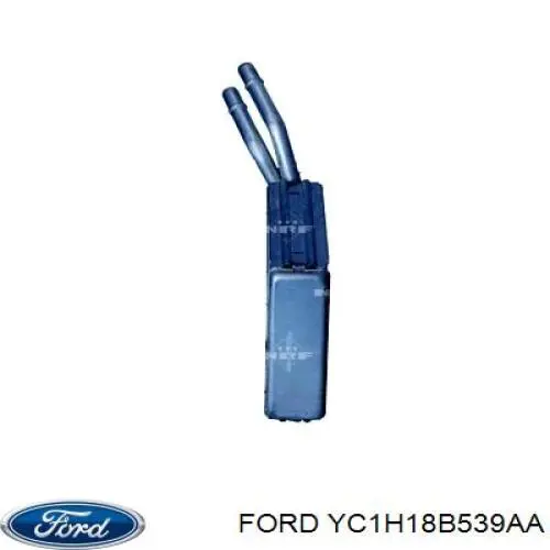 YC1H18B539AA Ford Радіатор опалювача салону