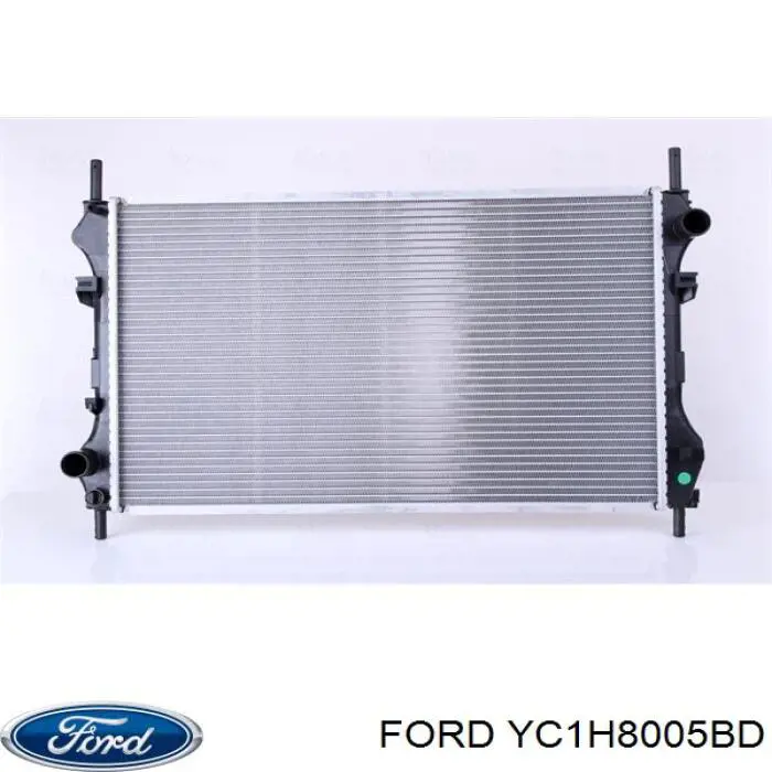 Купити YC1H8005BD Ford Радіатор двигуна
