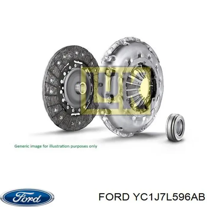YC1J7L596AB Ford Зчеплення в зборі