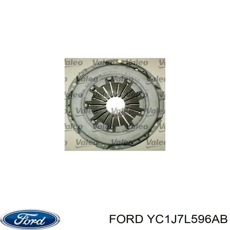 Купити YC1J7L596AB Ford Комплект зчеплення (диск, корзина, підшипник)