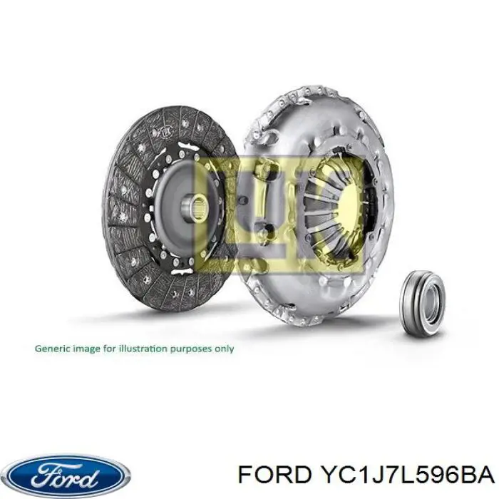 YC1J7L596BA Ford Зчеплення в зборі