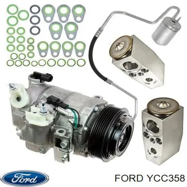 Компресор системи кондиціювання Ford YCC358 ціна, від 278.07 USD