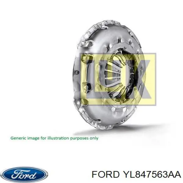 Пелюстковий кошик зчеплення Ford YL847563AA ціна, від 96.59 USD