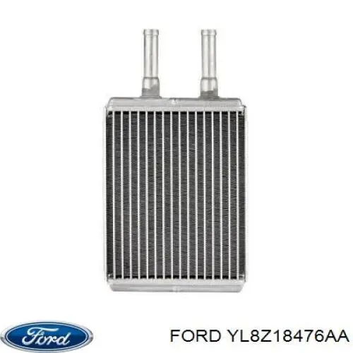 YL8Z18476AA Ford радіатор пічки (обігрівача)