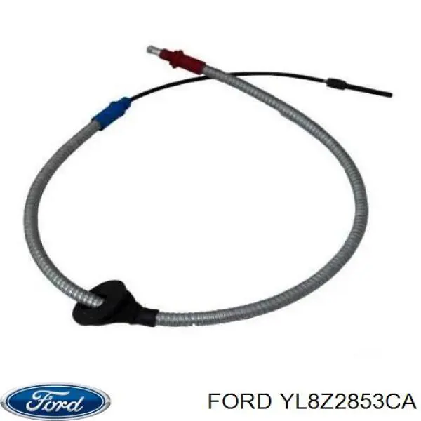 YL8Z2853CA Ford Трос ручного гальма передній