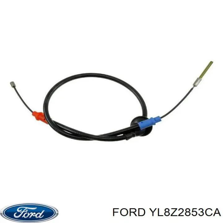 Трос ручного гальма передній YL8Z2853CA Ford