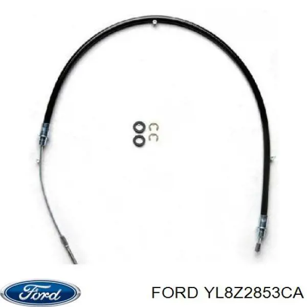 Трос стоянкового гальма передній Ford YL8Z2853CA ціна, від 19.15 USD