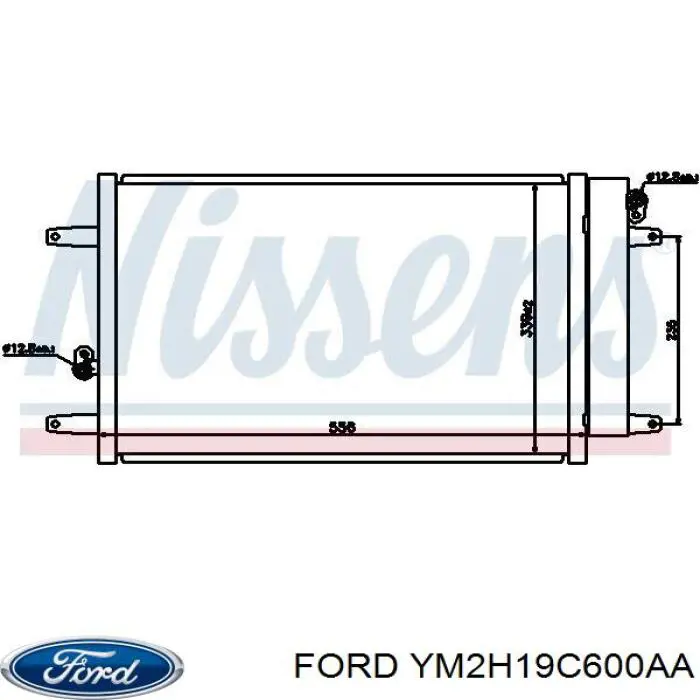 YM2H19C600AA Ford Конденсатор