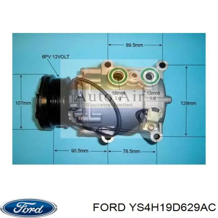 Купити YS4H19D629AC Ford Компресор кліматичної установки