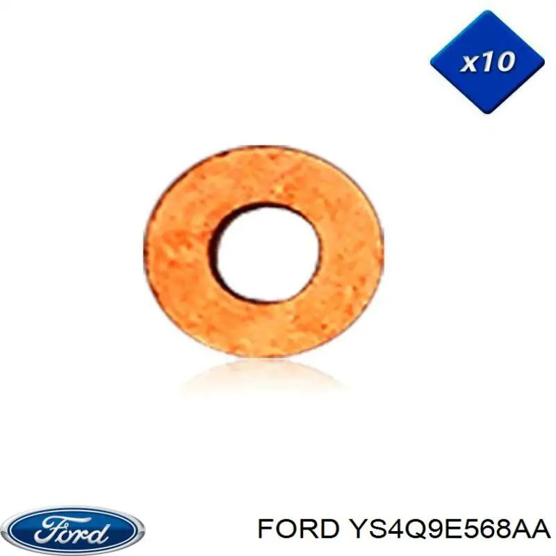 Ущільнююче кільце форсунок інжектора Ford YS4Q9E568AA ціна, від 1.63 USD