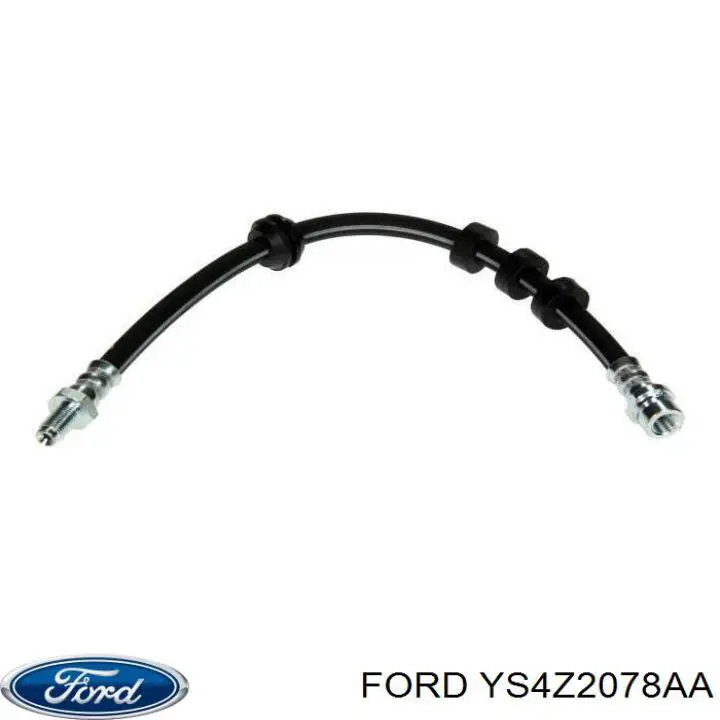 YS4Z2078AA Ford Гнучка гальмівна трубка передня