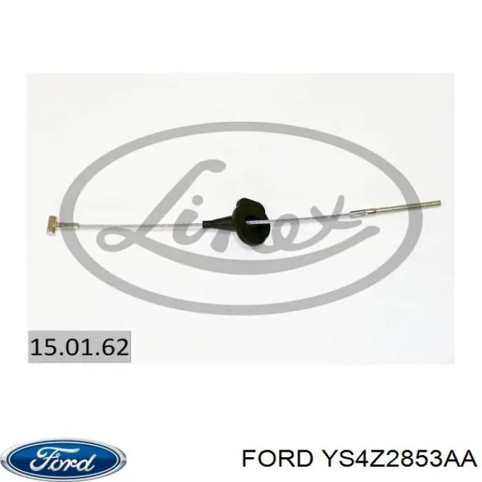 Трос стоянкового гальма передній Ford YS4Z2853AA ціна, від 5.27 USD