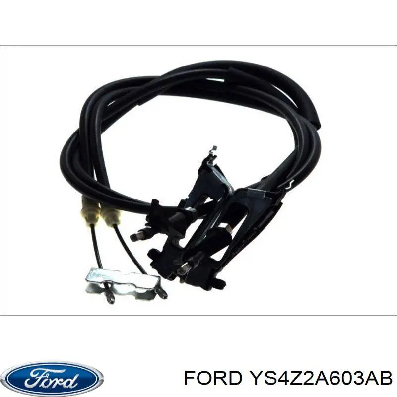 Купити YS4Z2A603AB Ford Трос ручного гальма задній, правий/лівий