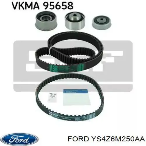 Ролик ременя ГРМ, паразитний Ford YS4Z6M250AA ціна, від 14.99 USD