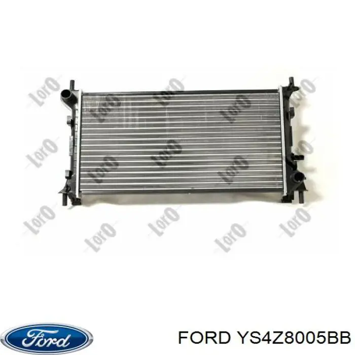 YS4Z8005BB Ford Радіатор охолодження двигуна