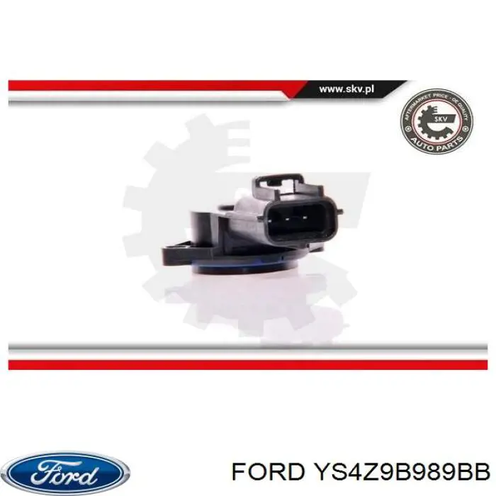 YS4Z9B989BB Ford датчик положення дросельної заслінки (потенціометр)