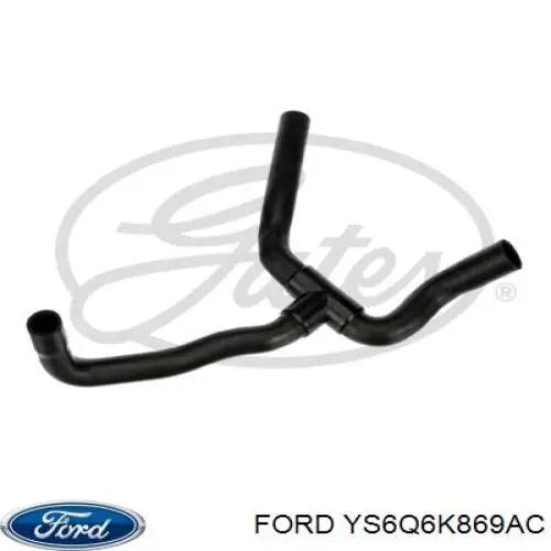 YS6Q6K869AC Ford Шланг повітряний вентиляції картера