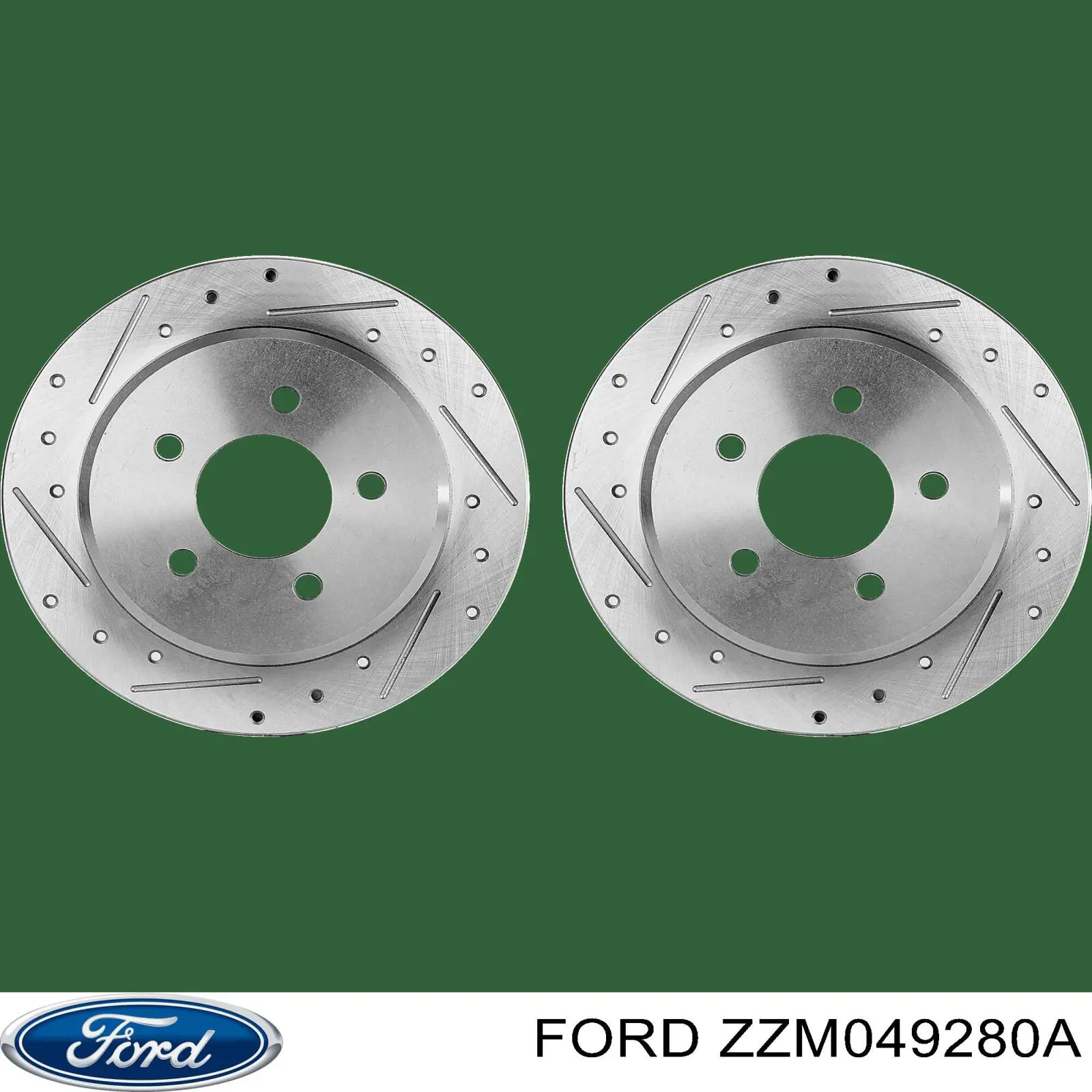 Колодки гальмівні передні, дискові ZZM049280A Ford