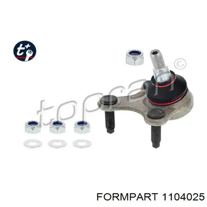 Кульова опора, нижня, права Formpart/Otoform 1104025 ціна, від 12.54 USD