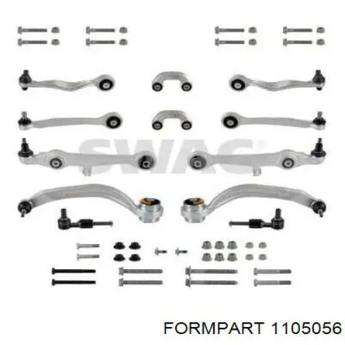 1105056 Formpart/Otoform комплект важелів передньої підвіски
