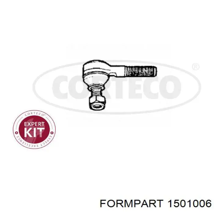 Накінечник центральної рульової тяги, правий Formpart/Otoform 1501006 ціна, від 11.94 USD