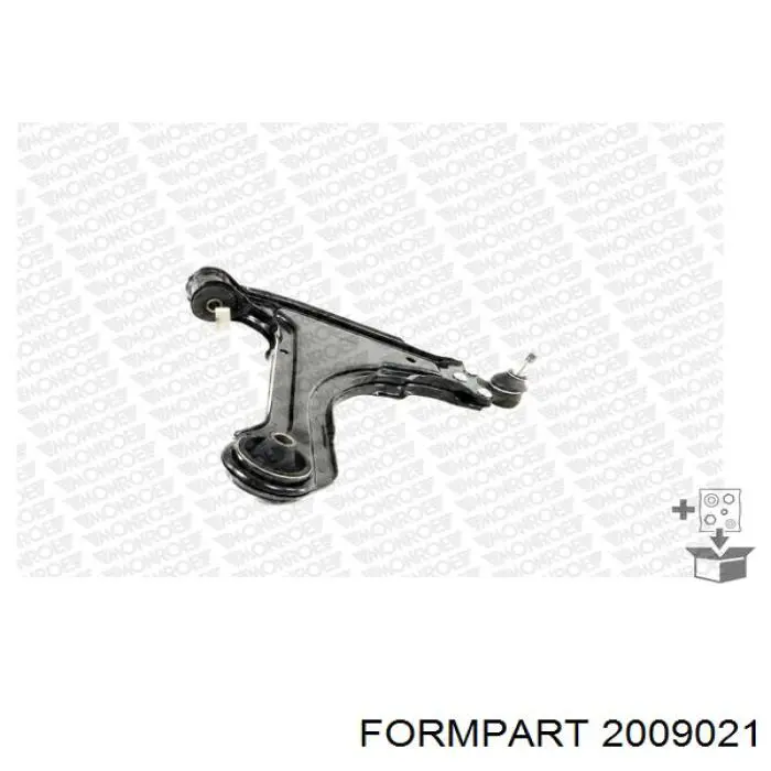 Важіль передньої підвіски нижній, правий 2009021 Formpart/Otoform