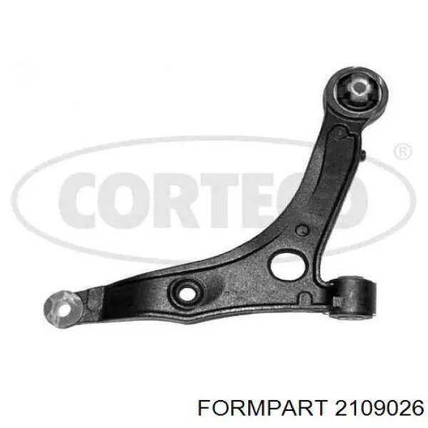 Важіль передньої підвіски нижній, правий 2109026 Formpart/Otoform