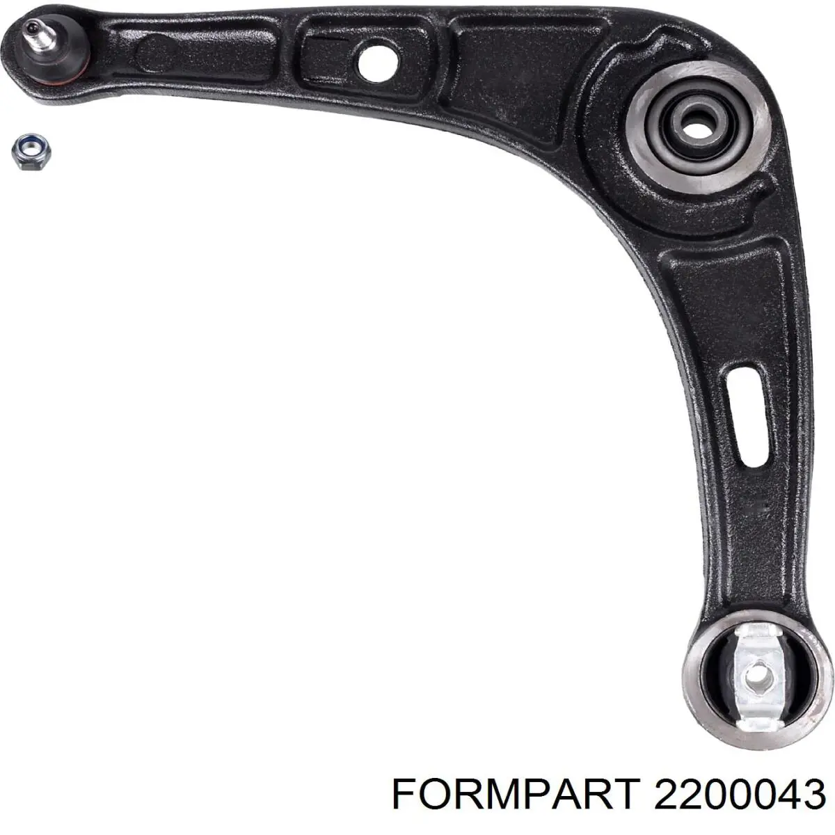 Сайлентблок нижнього важеля передньої підвіски Formpart/Otoform 2200043 ціна, від 5.80 USD