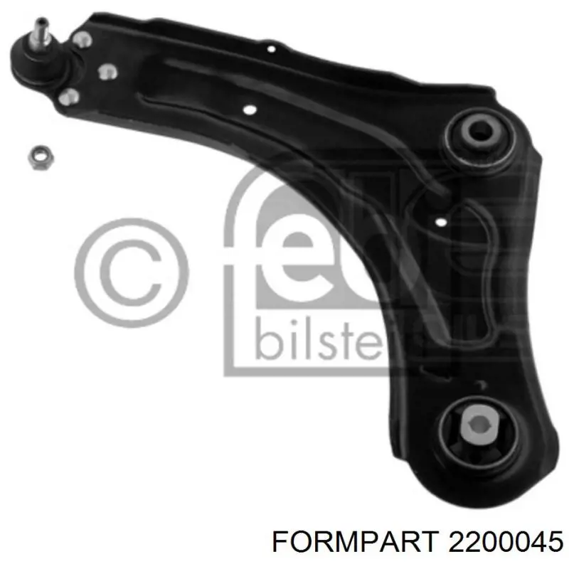 Сайлентблок переднього нижнього важеля 2200045 Formpart/Otoform