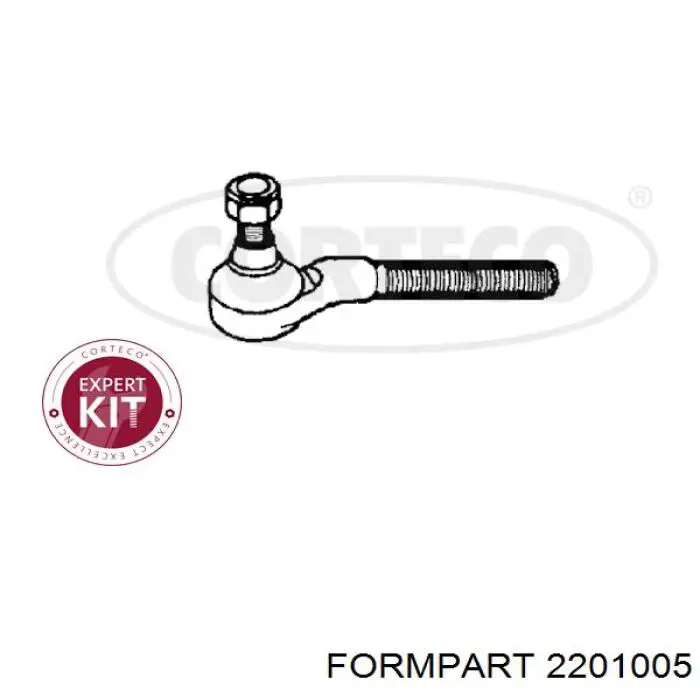 Наконечник рульовий Formpart/Otoform 2201005 ціна, від 8.12 USD