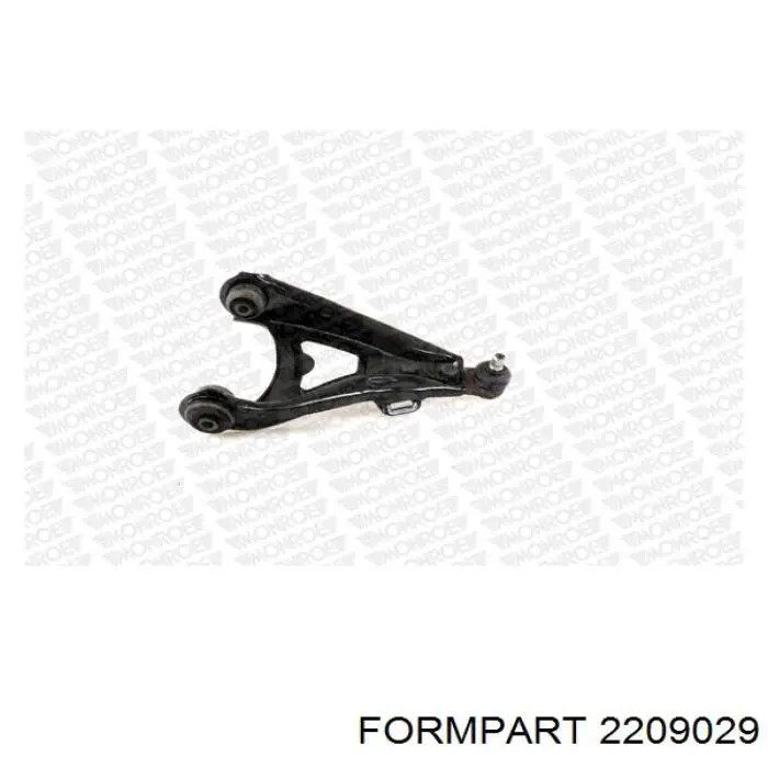 Важіль передньої підвіски нижній, правий 2209029 Formpart/Otoform