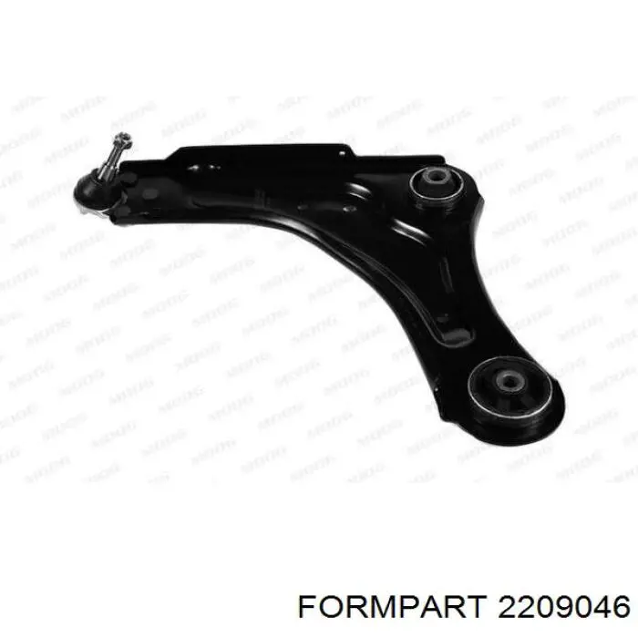 Важіль передньої підвіски нижній, лівий 2209046 Formpart/Otoform