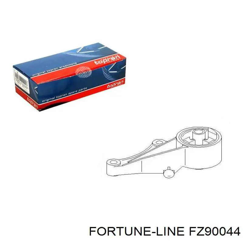 Подушка (опора) двигуна, передня Fortune Line FZ90044 ціна, від 21.76 USD