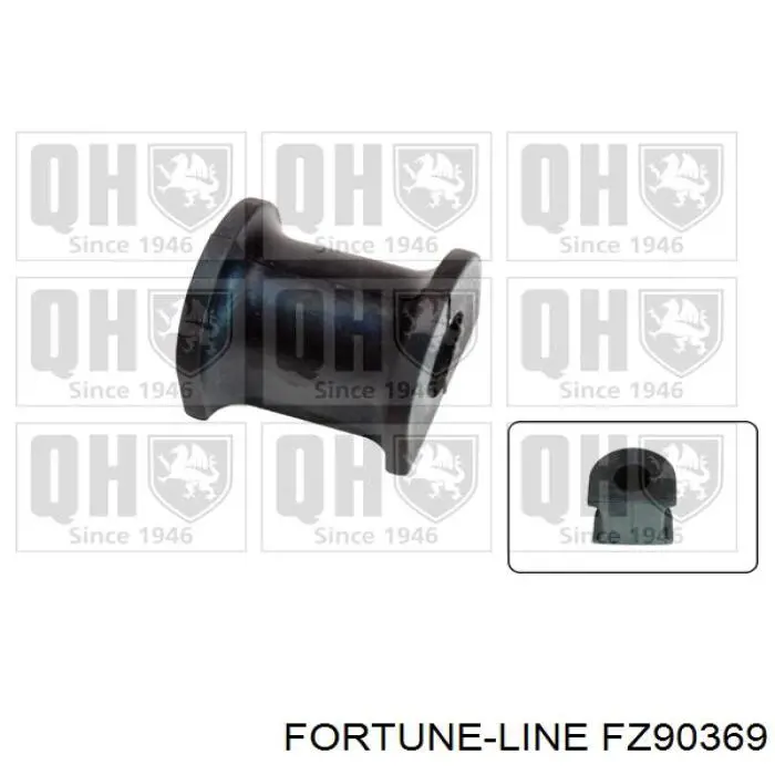 FZ90369 Fortune Line Втулка стабілізатора переднього