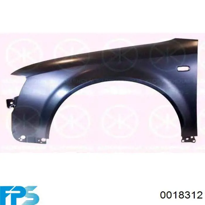 Крило переднє праве FPS 0018312 ціна, від 51.39 USD